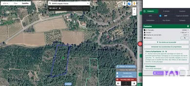 Terrain agricole  à Lorgues (83510)