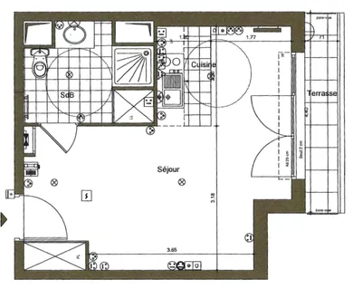 Studio à Antony (92160)