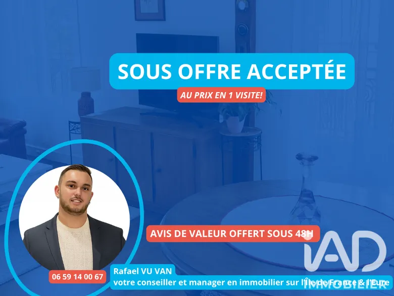 Appartement 2 pièces 48 m² · à Pantin · 48,2 m² · 269 000 €