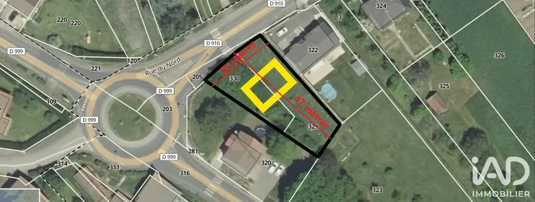 Terrain à bâtir à Han-sur-Nied (57580) · 56 000 €
