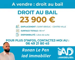 Droit au bail à Saint-Brieuc (22000)