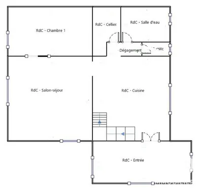 Maison de campagne à Hostens (33125)