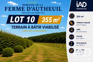 Building plot in Presles-en-Brie (77220)