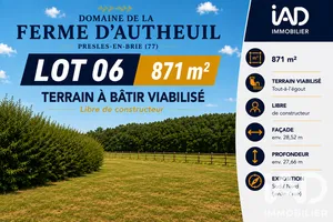Building plot in Presles-en-Brie (77220)