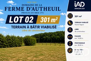 Terrain à bâtir à Presles-en-Brie (77220)