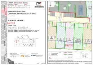 Terrain à bâtir à Presles-en-Brie (77220)