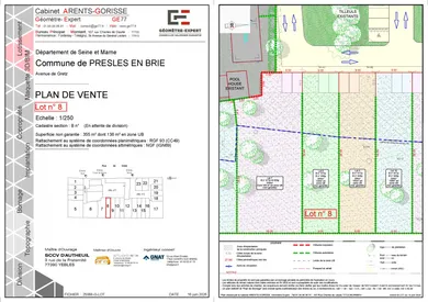 Terrain à bâtir à Presles-en-Brie (77220)