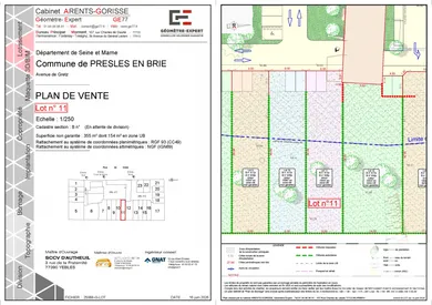 Building plot in Presles-en-Brie (77220)