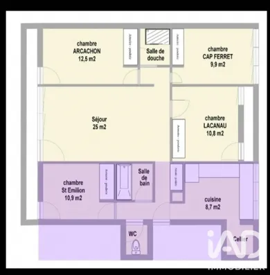 Apartment in Pessac (33600)