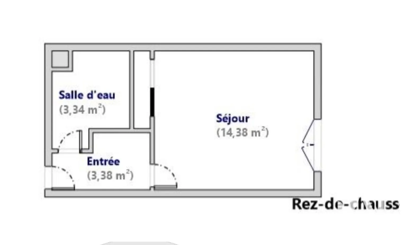 Vente appartement à Lons (64140) : studio 1 pièce 21 m² - 2093231 — 2
