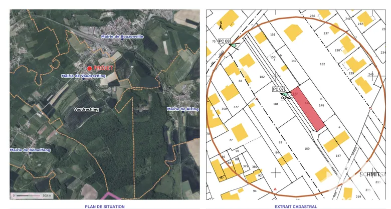 Terrain 120 m² · à Bâtir À Vaudreching · 120 m² · 29 000 €