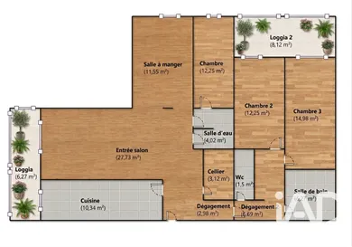Appartement à Gennevilliers (92230)