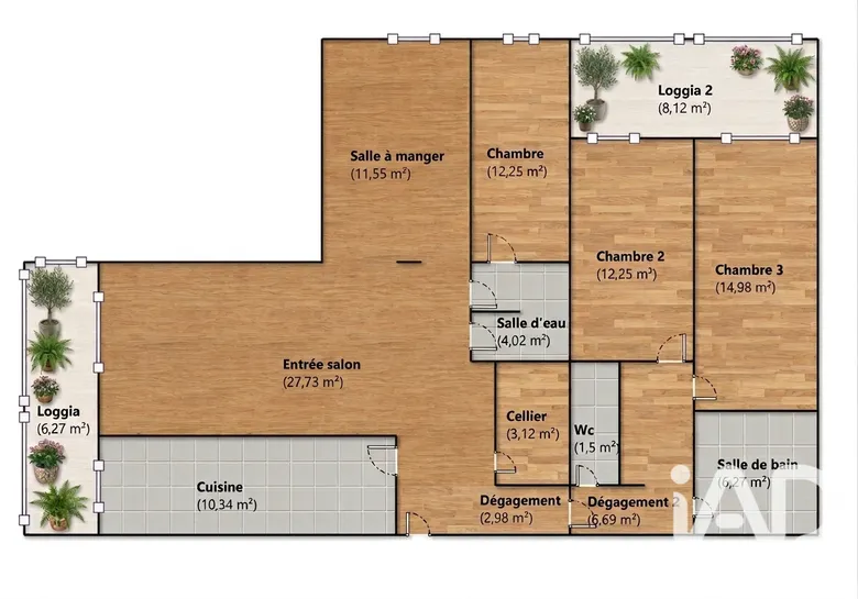 Appartement 5 pièces 114 m² · à Gennevilliers · 114 m² · 379 000 €