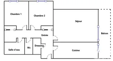Appartement à Évry (91000)