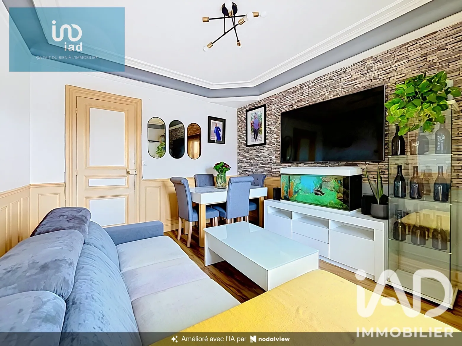 Vente appartement à Noisy-le-Sec (93130) : appartement 3 pièces 48 m² - 2022721 — 2