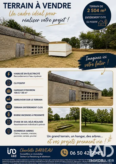 Terrain à bâtir à Le Plessis-Sainte-Opportune (27170)