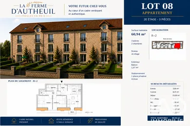 Appartement à Presles-en-Brie (77220)