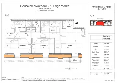 Appartement à Presles-en-Brie (77220)