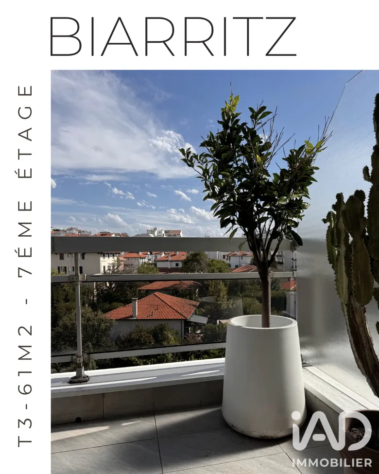 Appartement 3 pièces 61 m² · à Biarritz · 61,4 m² · 720 000 €