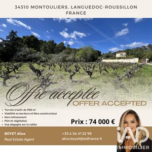 Building plot in Montouliers (34310)