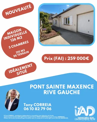 Detached house in Pont-Sainte-Maxence (60700)