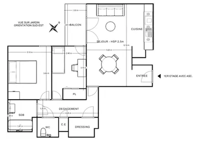 Appartement à Asnières-sur-Seine (92600)