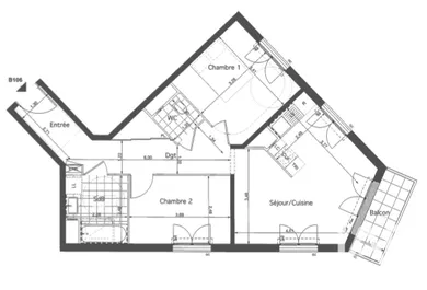Apartment in Pontoise (95300)