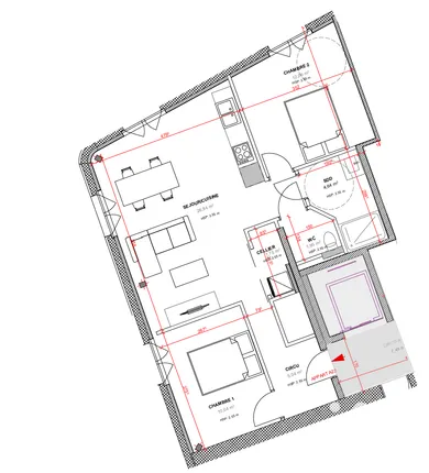 Apartment in Calais (62100)