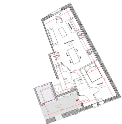 Appartement à Calais (62100)
