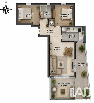 Appartement à Cannes (06400)