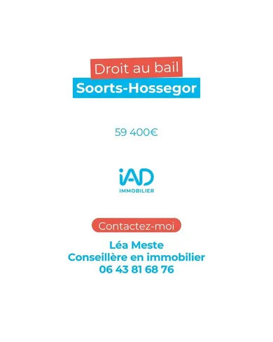 Lease-hold in Soorts-Hossegor (40150)