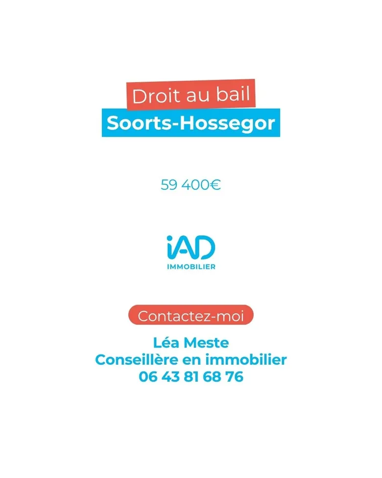 Local commercial 100 m² · à Soorts-Hossegor · 100 m² · 59 400 €