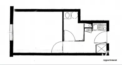 Studio in Paris (75020)