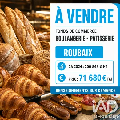 Boulangerie à Roubaix (59100)