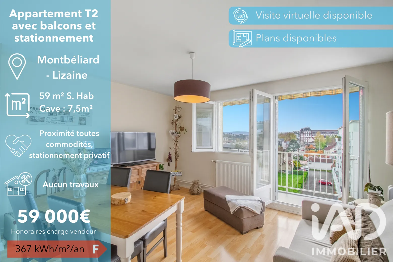 appartement à Montbéliard