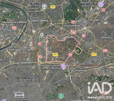 Terrain à bâtir à Aubervilliers (93300)