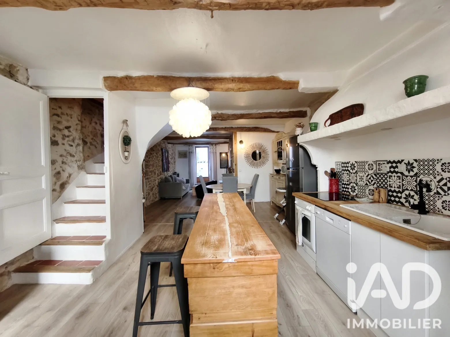 Vente maison à Pouzolles (34480) : maison de village 3 pièces 84 m² - 2097035 — 3
