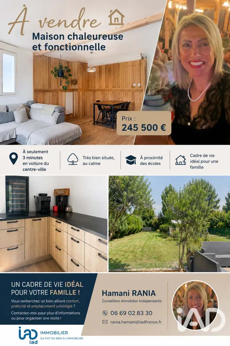 Appartement 4 pièces 80 m² · à Biganos · 80 m² · 245 500 €