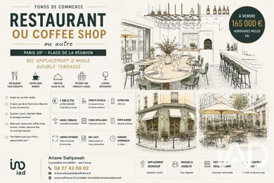 Restaurant à Paris (75020)