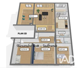 Appartement à Orvault (44700)