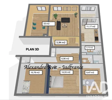 Appartement à Orvault (44700)
