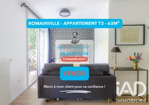Duplex in Romainville (93230)