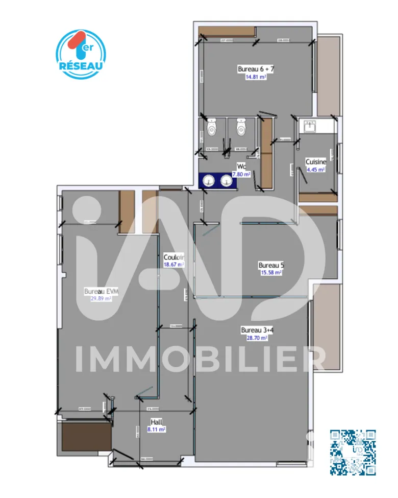 Local commercial 127 m² · à Besançon · 127 m² · 226 000 €