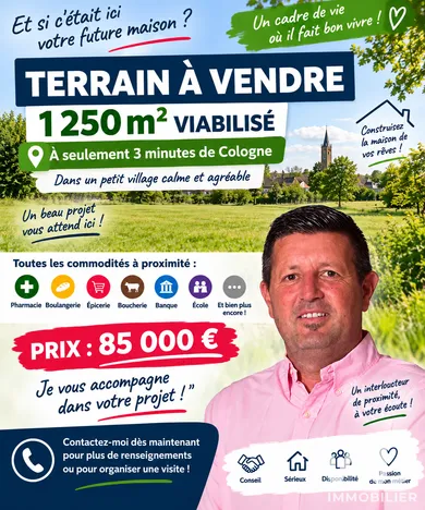 Terrain à Cologne (32430)
