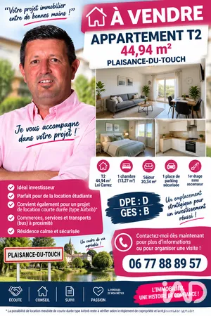 Appartement à Plaisance-du-Touch (31830)