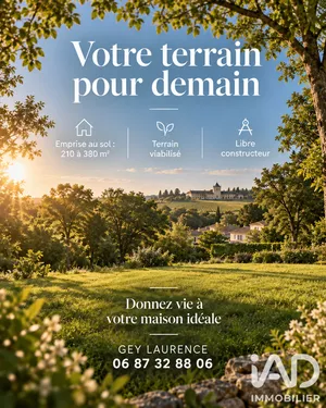Terrain à bâtir à Martillac (33650)