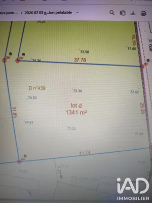 Building plot in Chinon (37500)