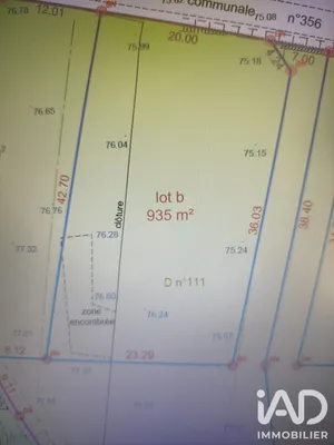 Building plot in Chinon (37500)