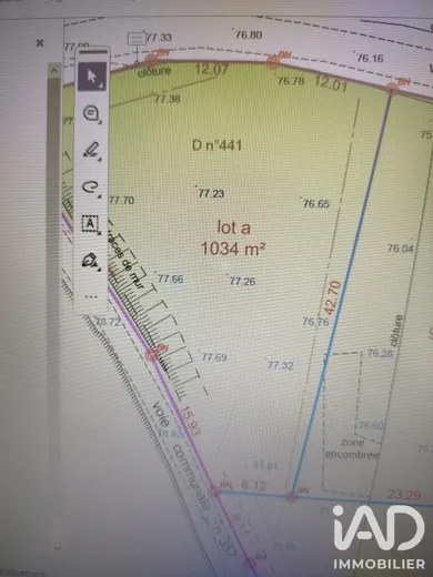 Building plot in Chinon (37500)