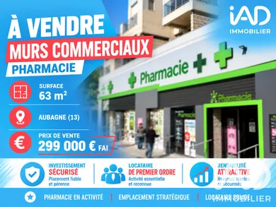 Commercial walls in Aubagne (13400)